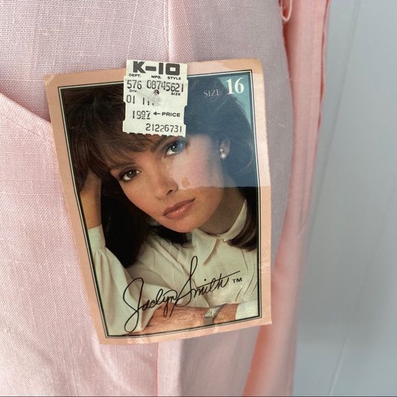 Vintage NWT Jacklyn Smith Pink Pencil Skirt sz. 16 - Picture 3 of 12